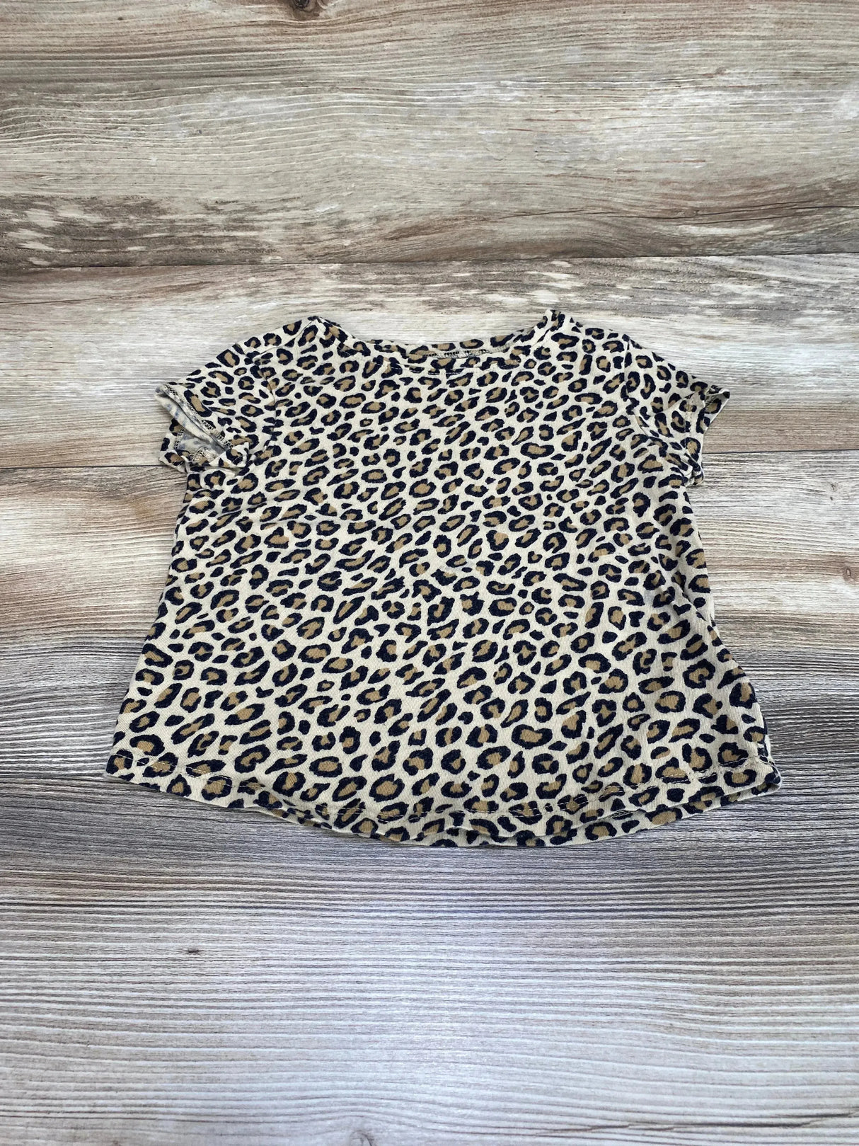 Old Navy Leopard Print Shirt Beige sz 3T