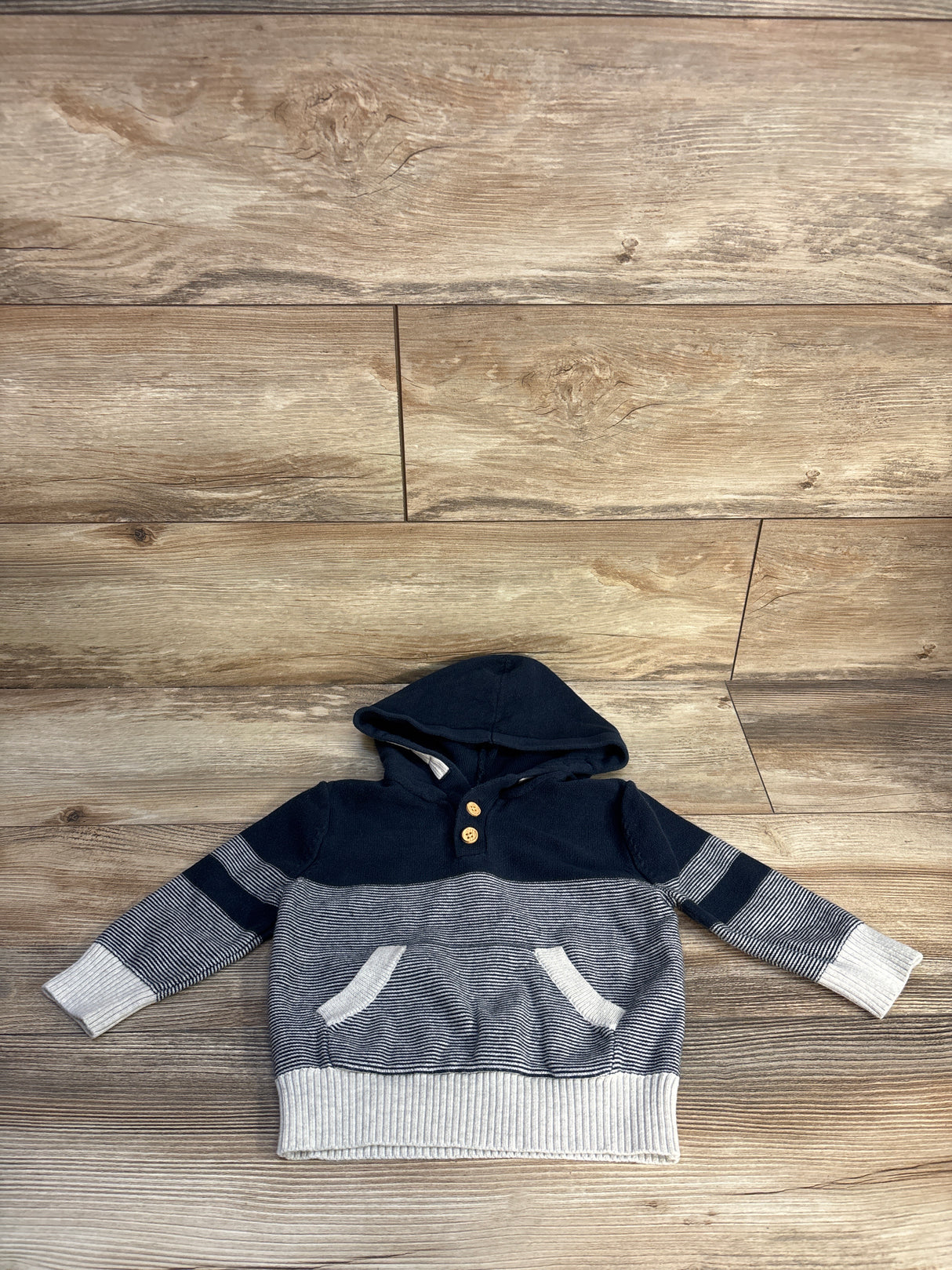 Cat & Jack Hooded Sweater Navy sz 18m