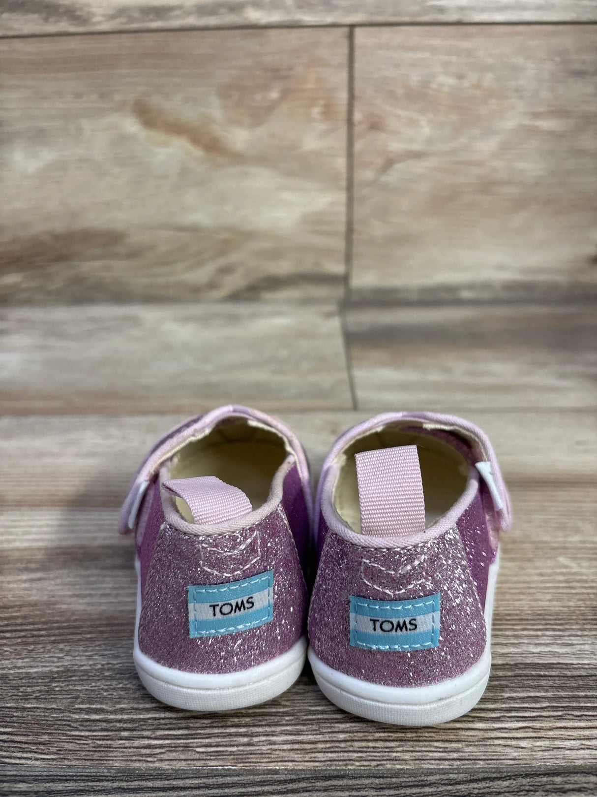 Toms Colorblock Iridescent Glimmer Alpargata Shoes Purple sz 4c