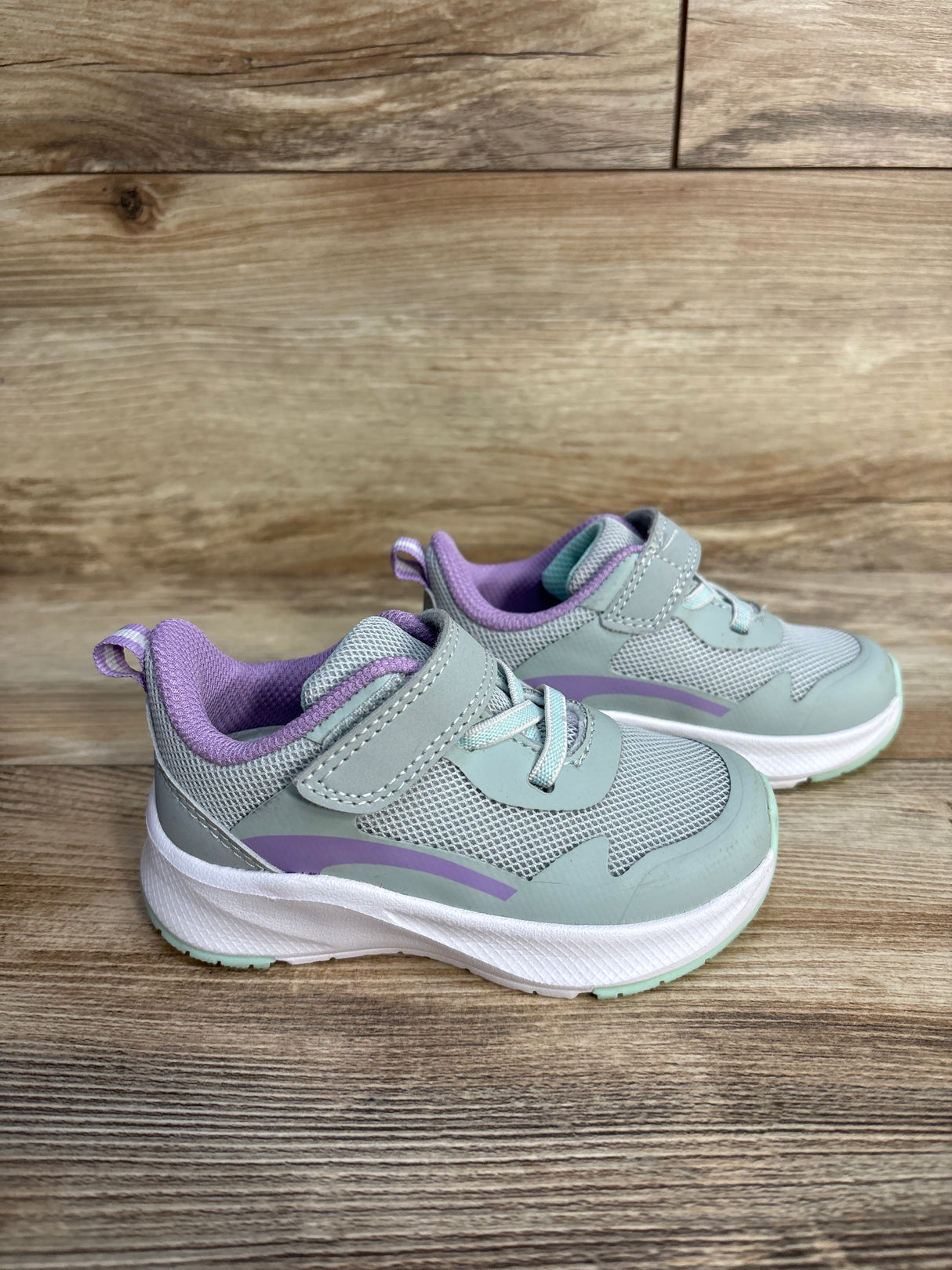 Athletic Works Mesh Jogger Sneakers Grey sz 6c