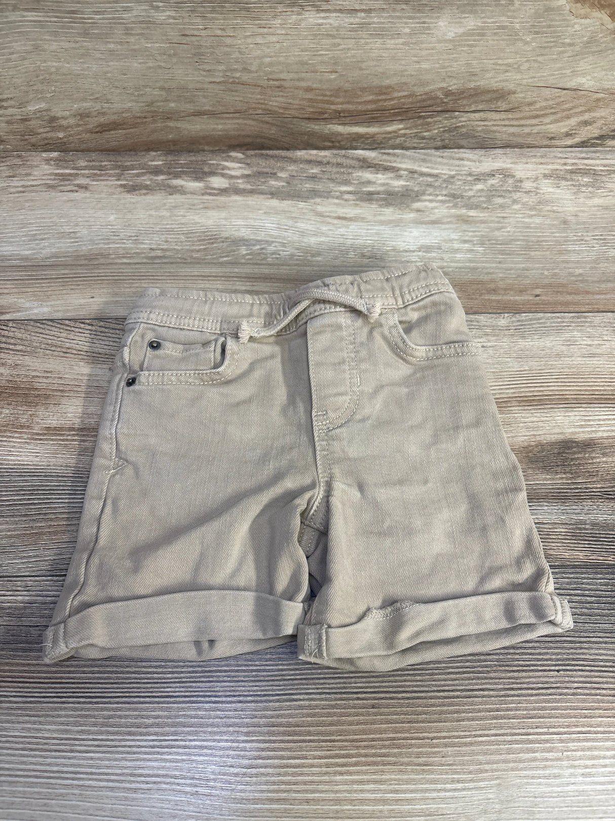 Cat & Jack Drawstring Shorts Beige sz 18m - Me n Mommy To Be