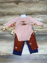NEW Carter's 4pc Floral Bodysuit Set Yellow sz 3-6m - Me n Mommy To Be