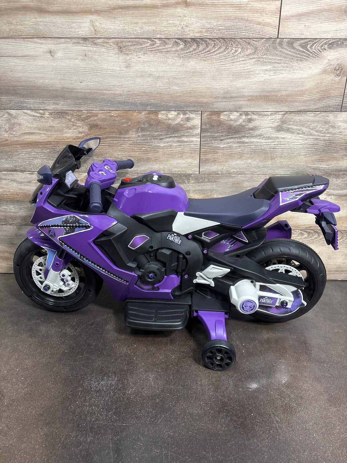 Marvel Black Panther Power Motorcycle Ride-On