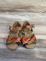 Leather Huarache Sandals Brown sz 2/3c