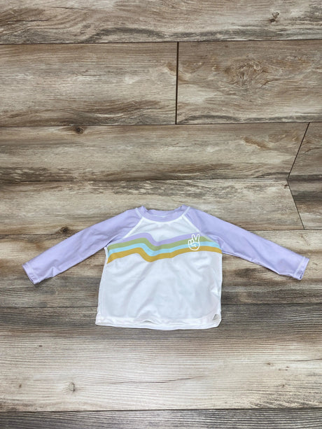 Little Co. Purple Rash Guard sz 18m - Me 'n Mommy To Be