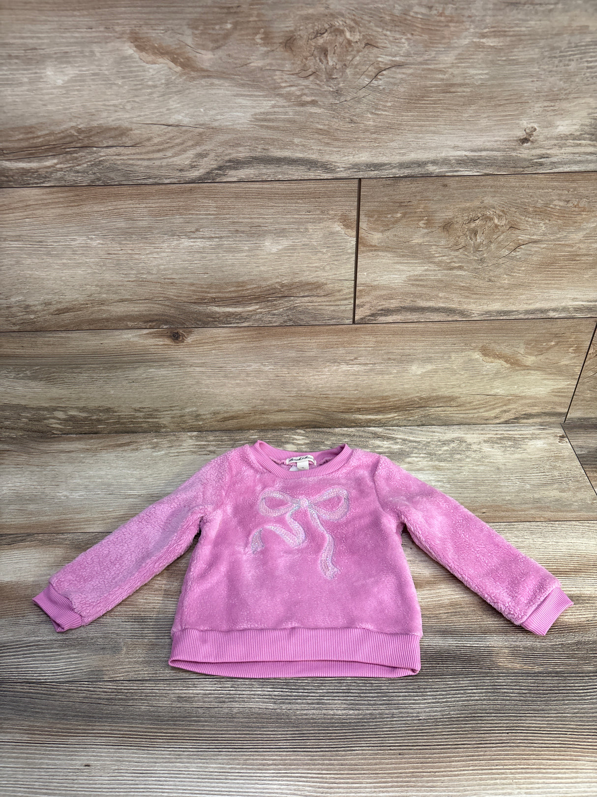 Derek Hear Plush Pullover Sweatshirt Pink sz 18m
