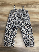 Bundles Leopard Print Sleeveless Romper White sz 6-9m
