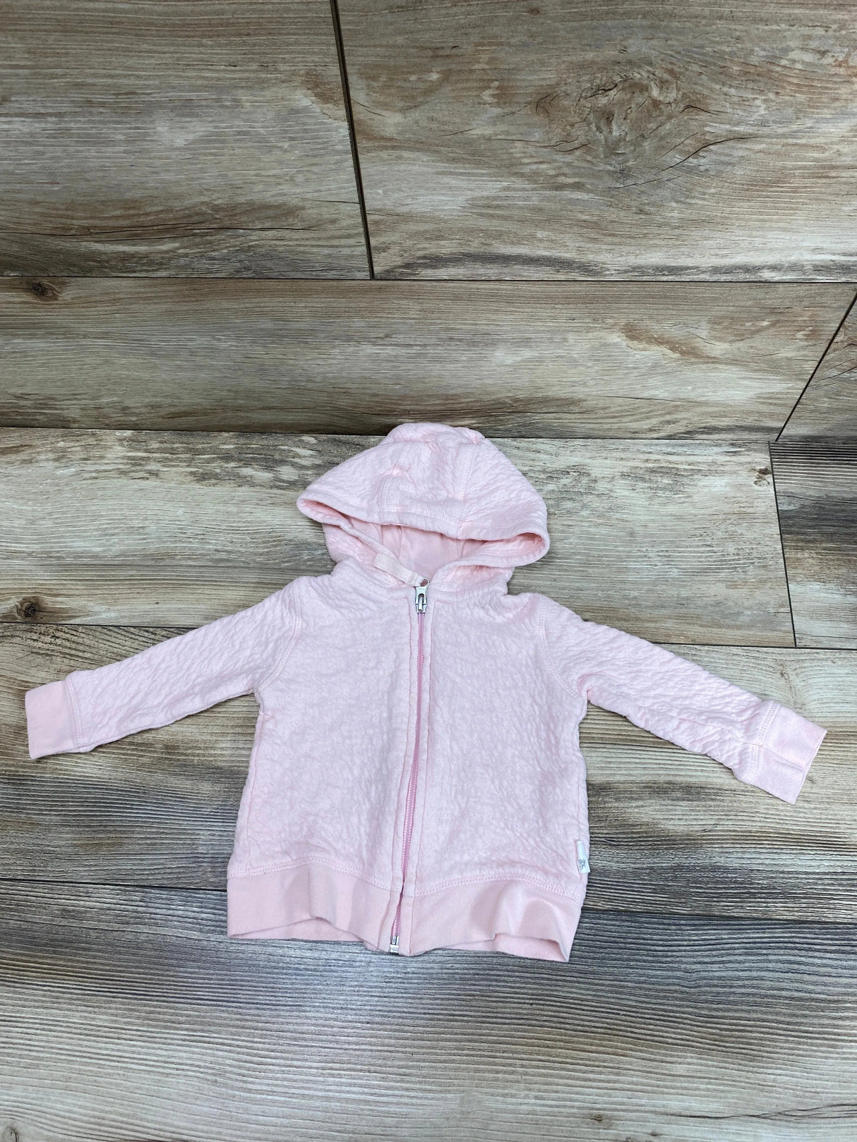 Burt's Bees Baby Full Zip Hoodie Pink sz 3-6m