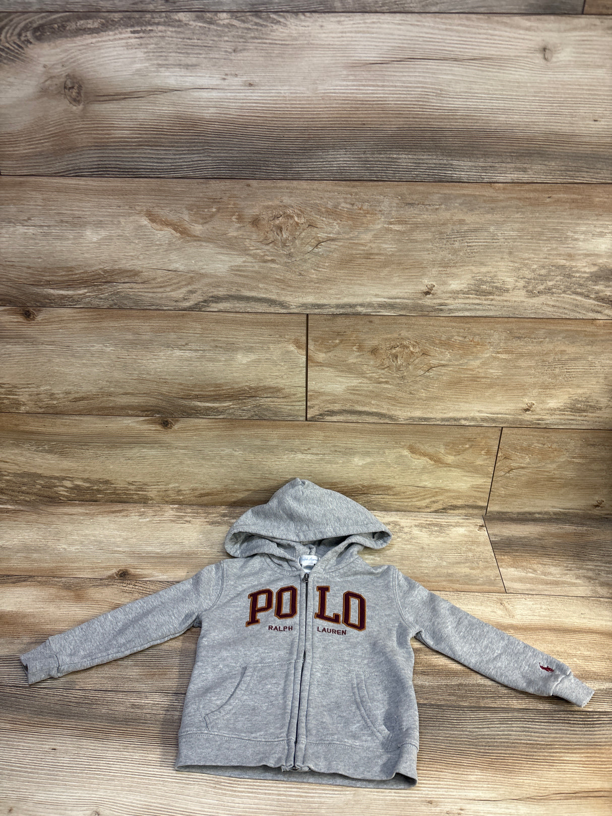Ralph Lauren Full-Zip Hoodie Grey sz 24m