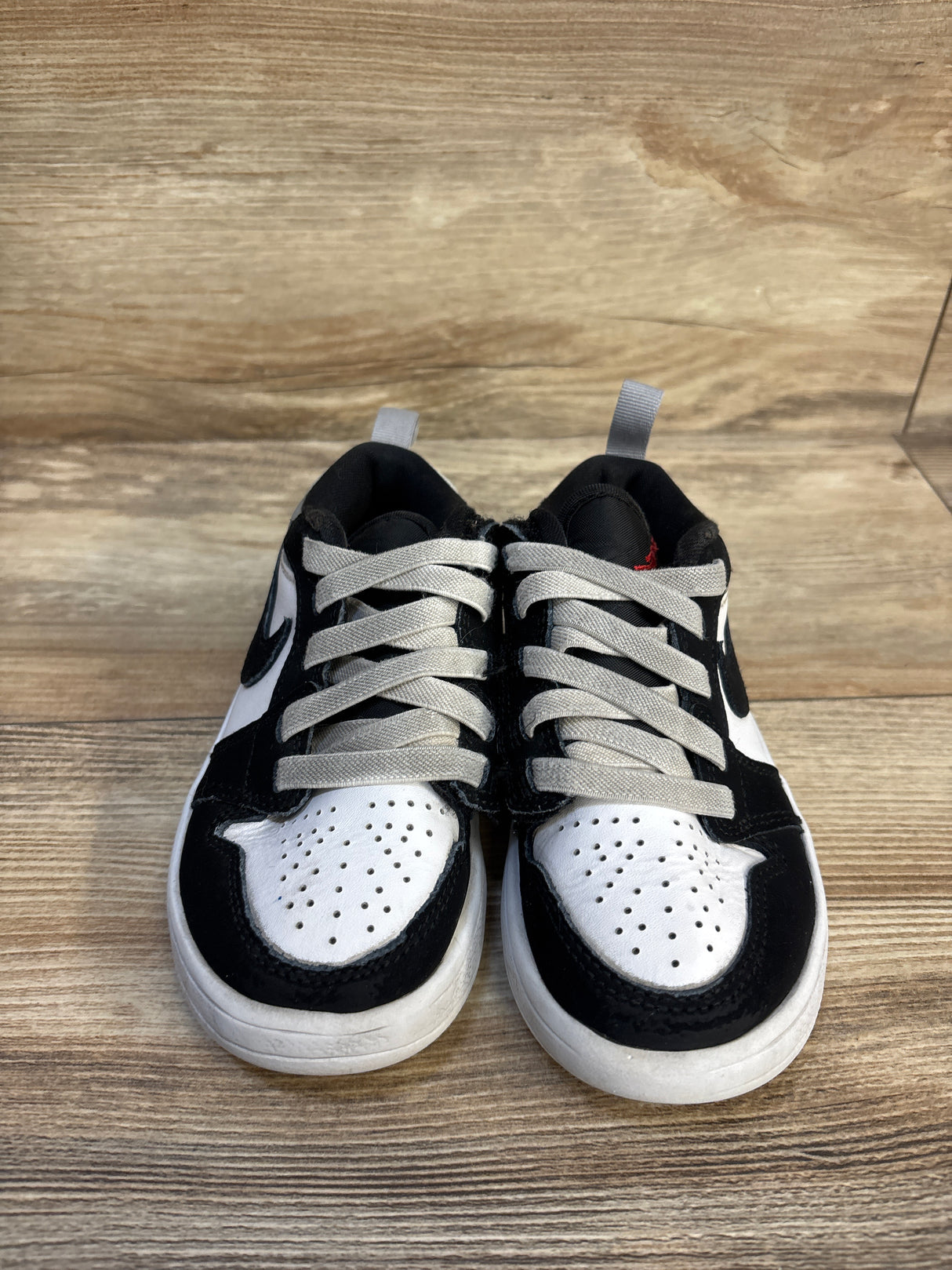 Air Jordan 1 Low ALT SE PS 'White Black Matte Silver' Sneakers sz 10.5c