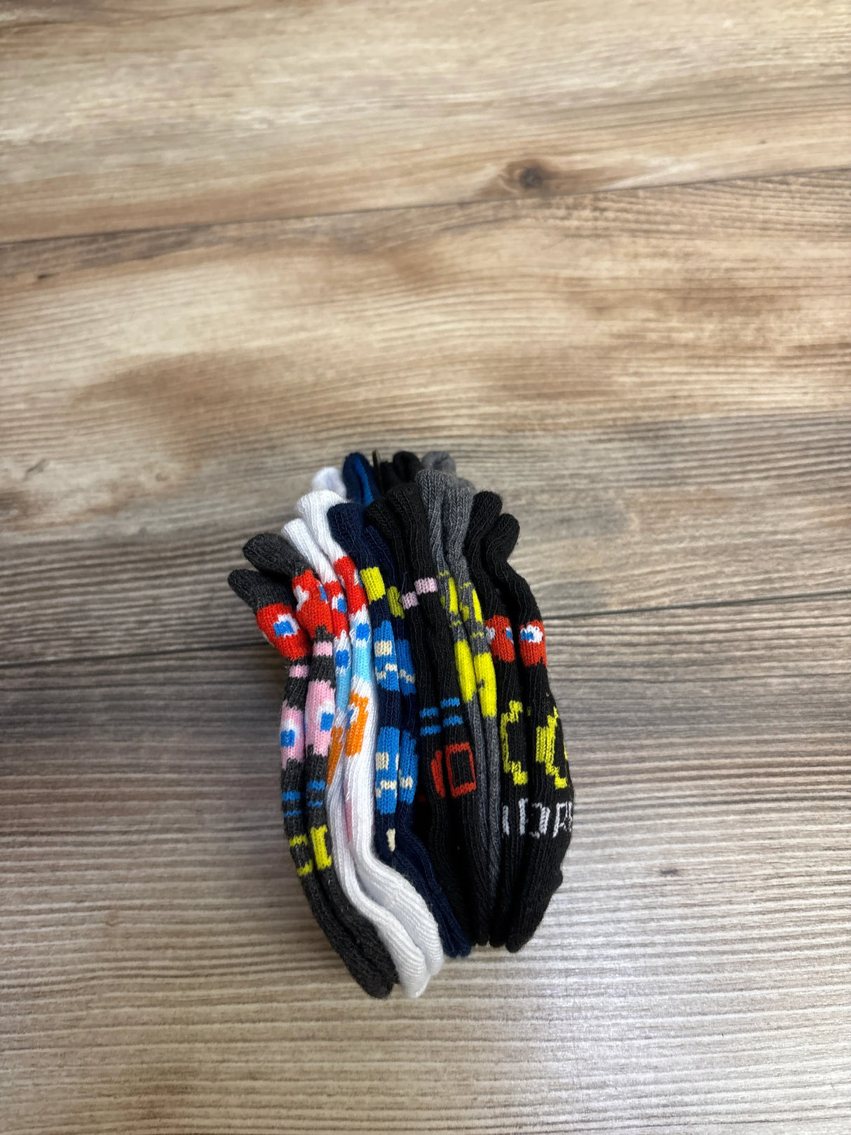 NEW Pacman Low Cut Socks 6pk sz 2T-3T