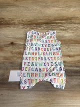 NEW Doodalou ABC I Love You Romper White sz 3-6m