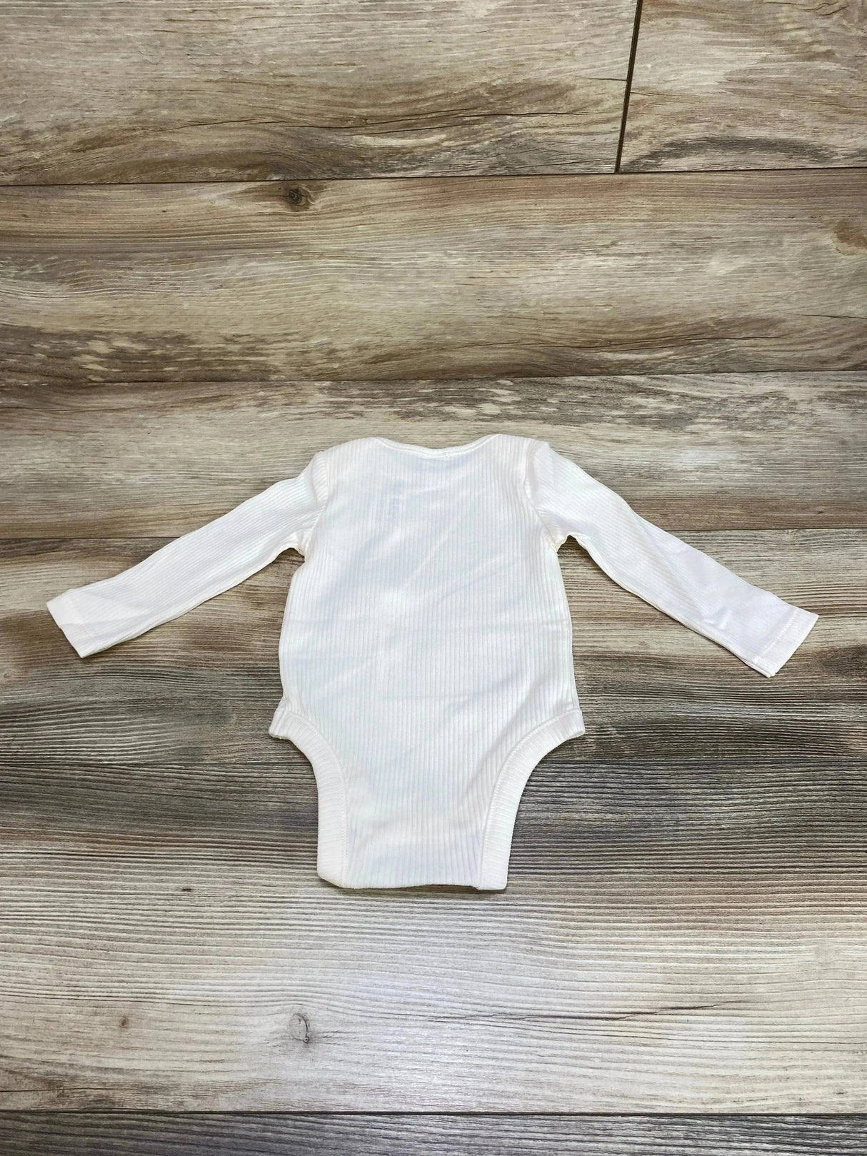 NEW Old Navy Rib-Knit Solid Ivory Bodysuit sz 3-6m