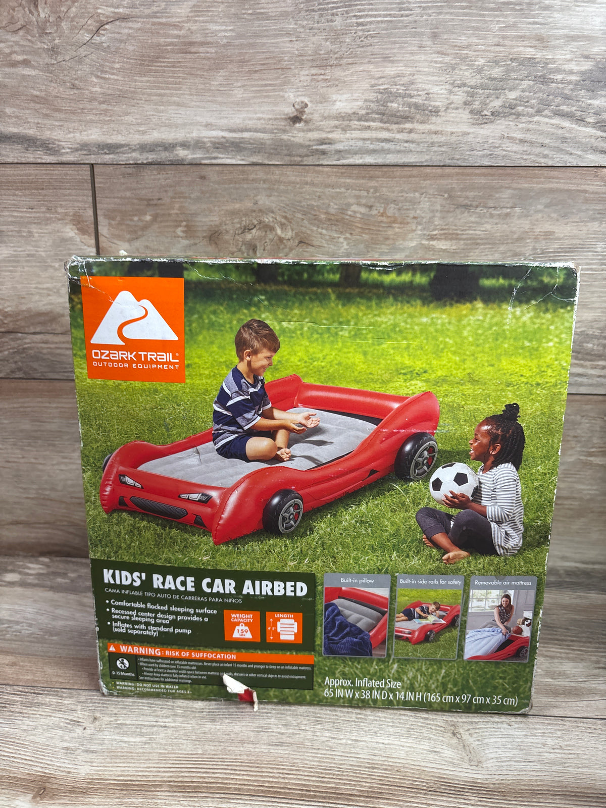 NEW Ozark Trail Kids' Race Car Airbed