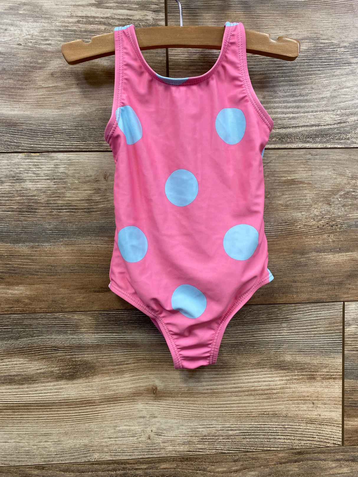 Primark 1pc Polka Dot Swimsuit Pink sz 9-12m
