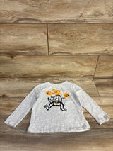 Old Navy T-Rex Skeleton Shirt Grey sz 2T