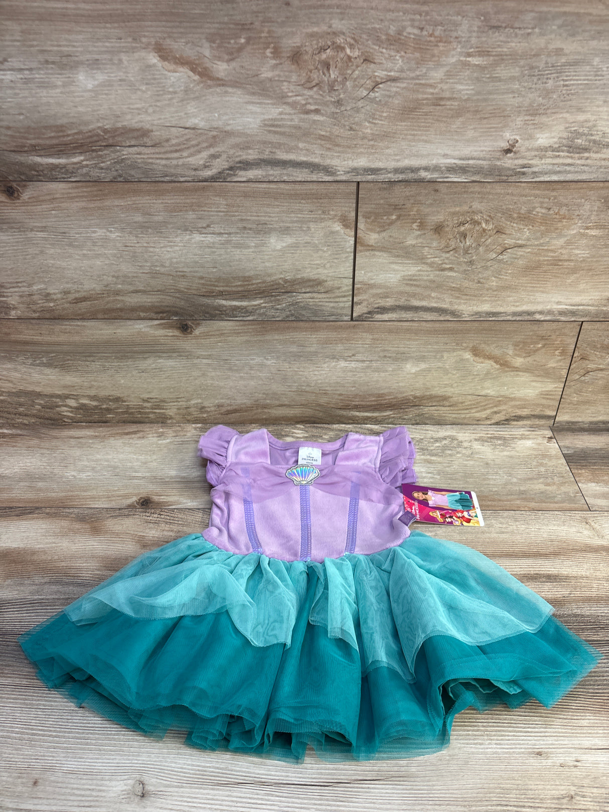 NEW Disney Princess Ariel Character Tutu Dress Purple sz 4T
