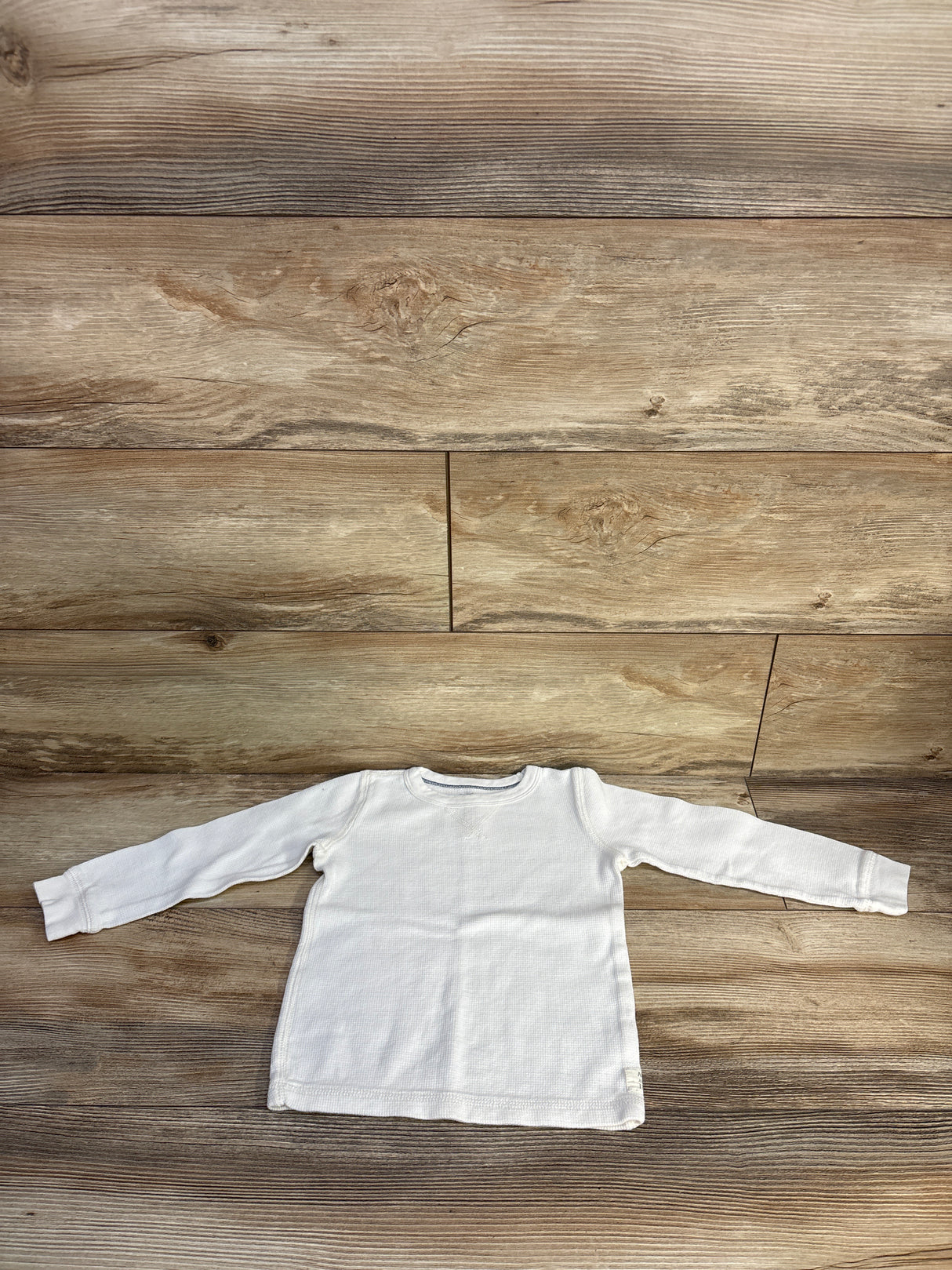 Carter's Waffle Knit Shirt White sz 4T