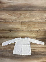 Carter's Waffle Knit Shirt White sz 4T