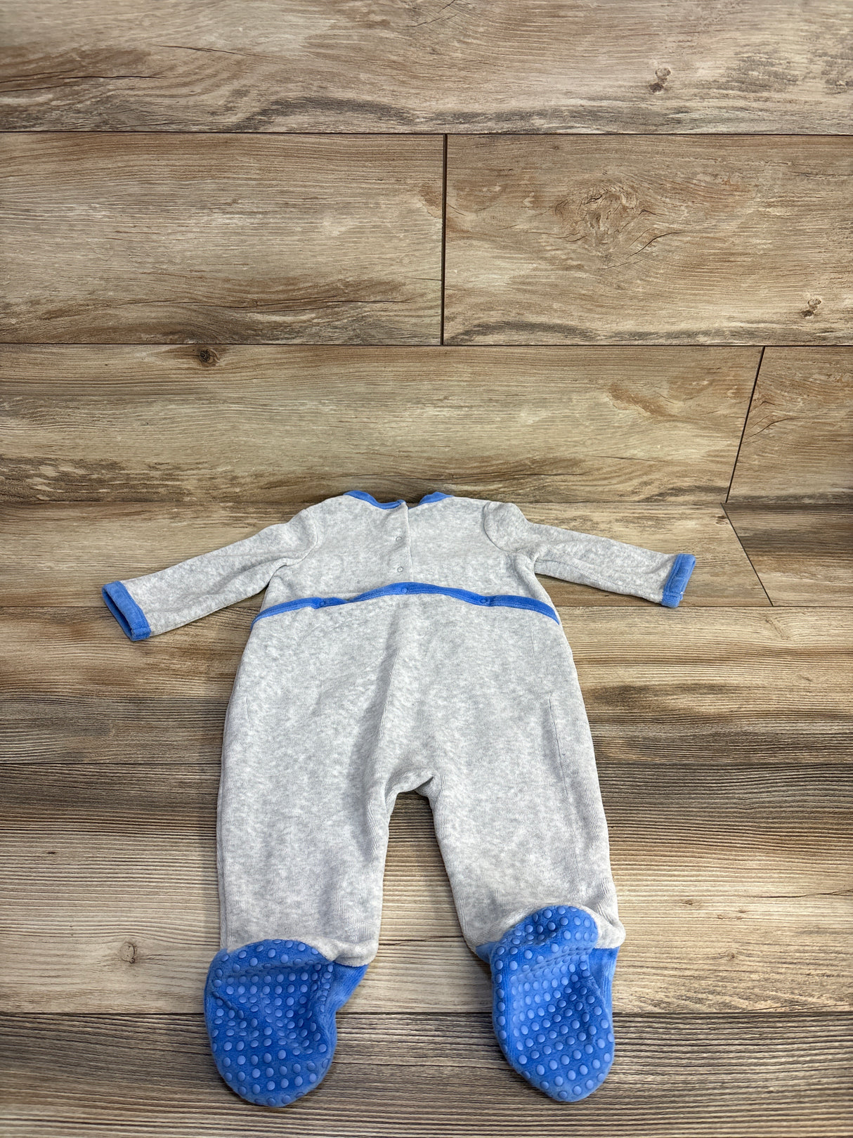 Disneyland Paris Mickey Mouse Footed Coverall Grey sz 12m