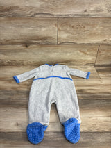 Disneyland Paris Mickey Mouse Footed Coverall Grey sz 12m