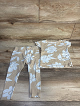 Carter's 2pc Pajama Set Beige sz 24m