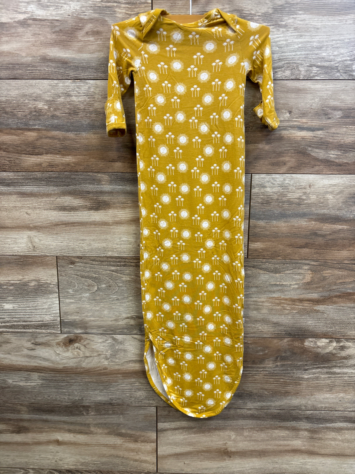 Emerson and Friends Bamboo Knot Gown Yellow sz Newborn