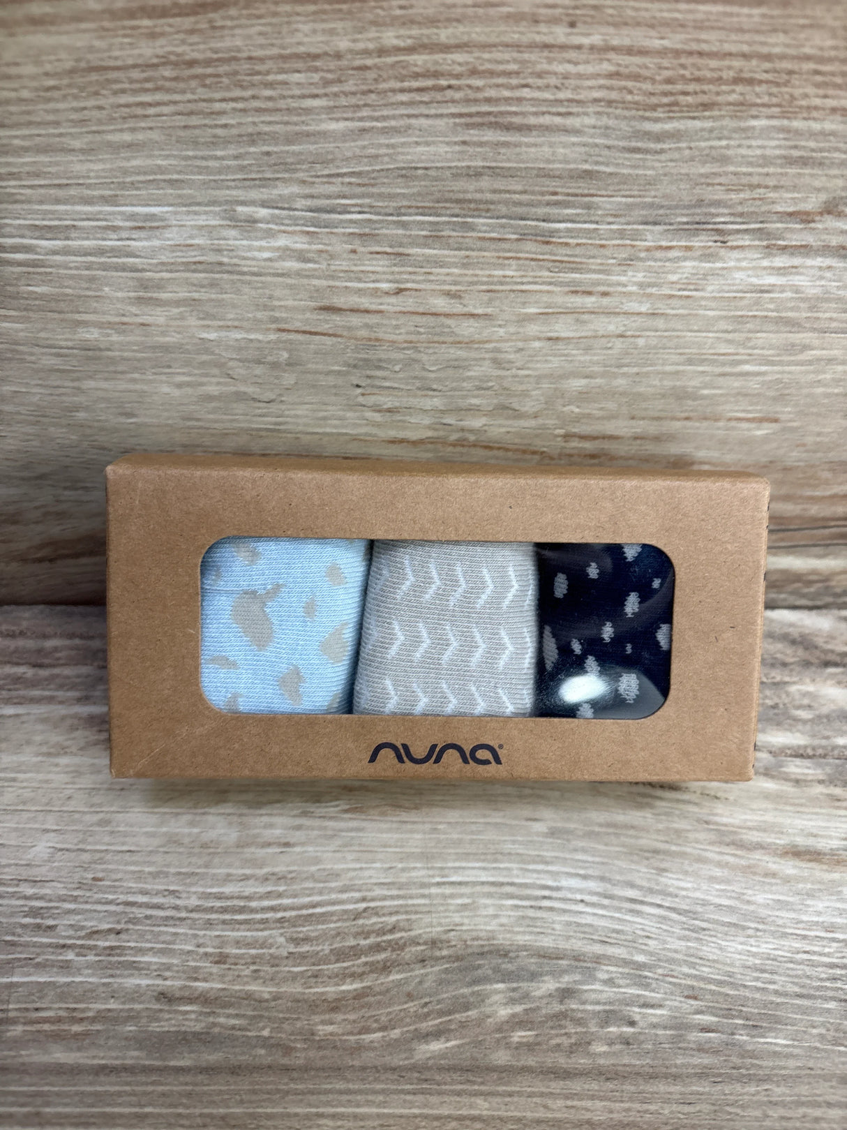 NEW Nuna Organic Cotton Socks 3pk sz 0-24m