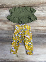 Carter's 2pc Shirt & Leggings Green sz 3m - Me n Mommy To Be