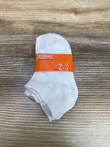 NEW Julietta 3pk Solid Socks White sz 2-3