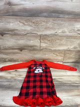 Cuddl Duds Fleece Nightgown Red sz 4T
