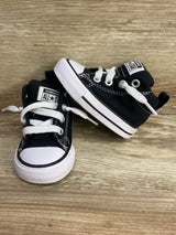 Converse Street Mid Top Sneakers Black sz 2c