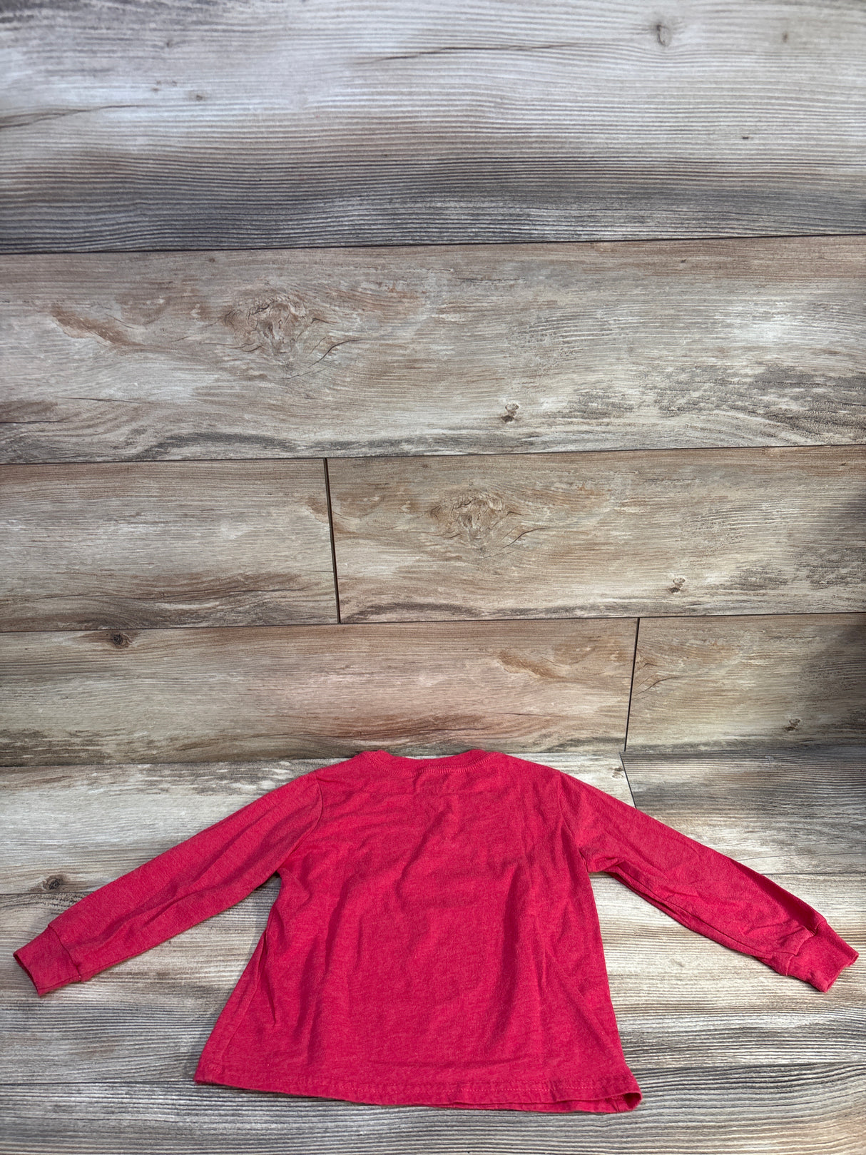 Disney Junior Mickey Mouse Ladies Man Shirt Red sz 4T