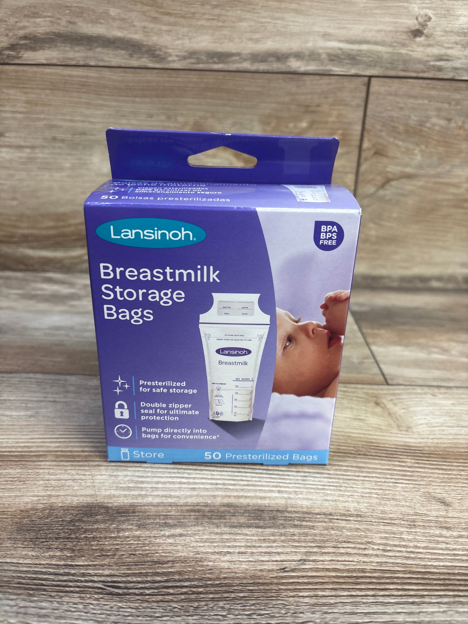 NEW Lansinoh Breastmilk Storage Bags 50ct. 6oz