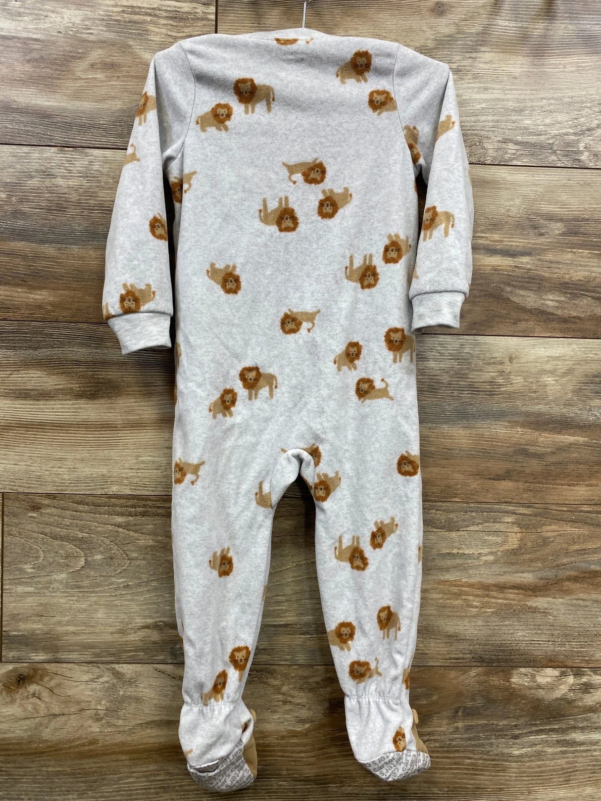 Carter's Lion Blanket Sleeper Grey sz 2T