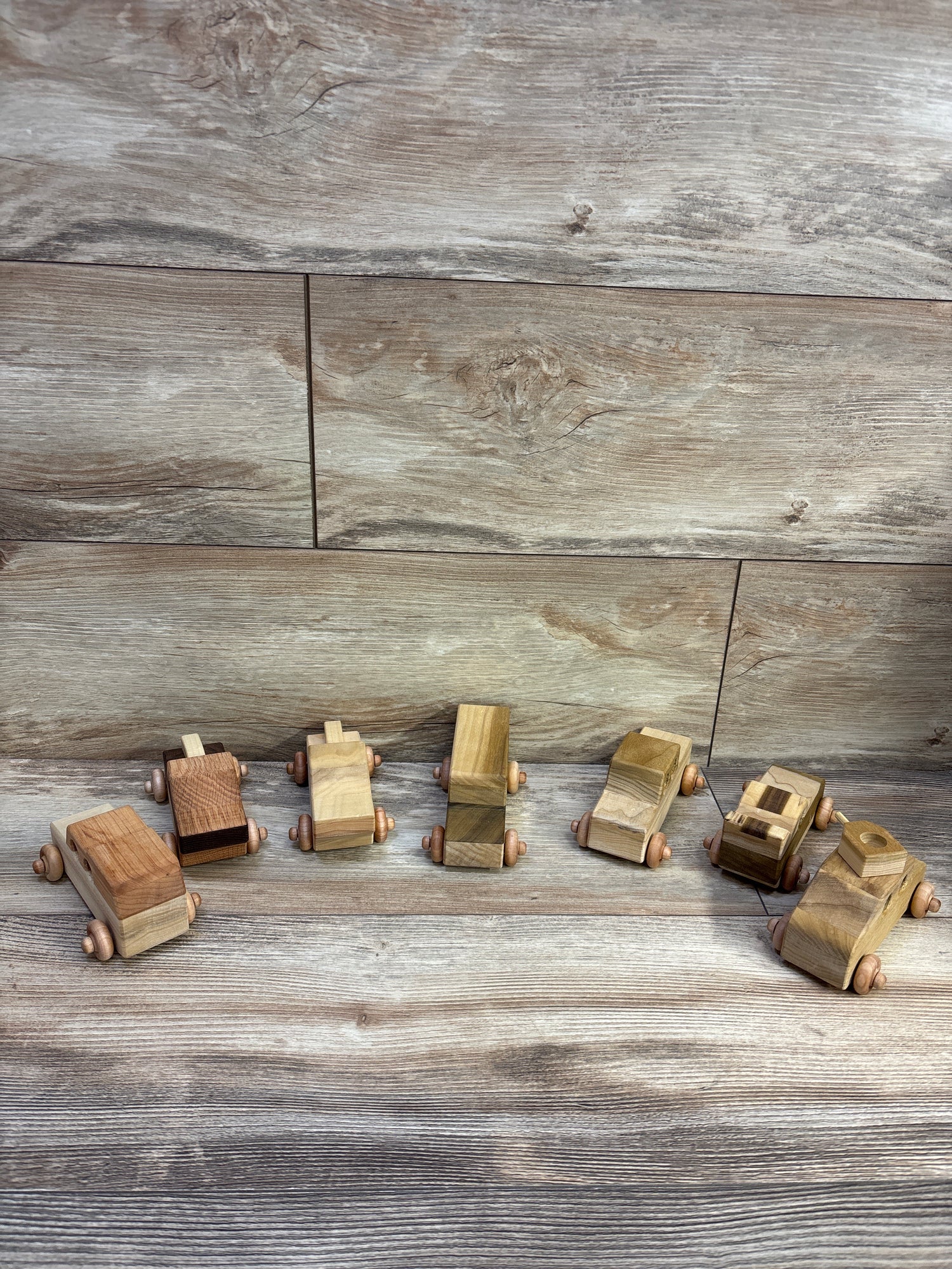 Toys4Kids Wooden Vehicles 7pk
