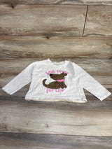 Zara Best Friend For Life Shirt White sz 3-4T