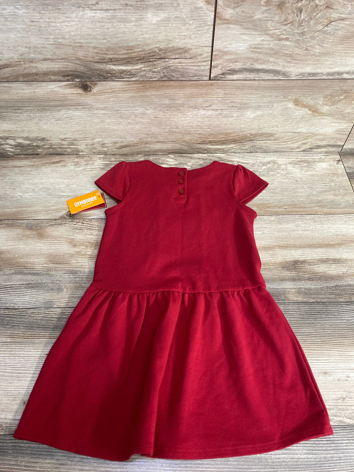 NEW Gymboree Holiday Button Front Dress Red sz 4T