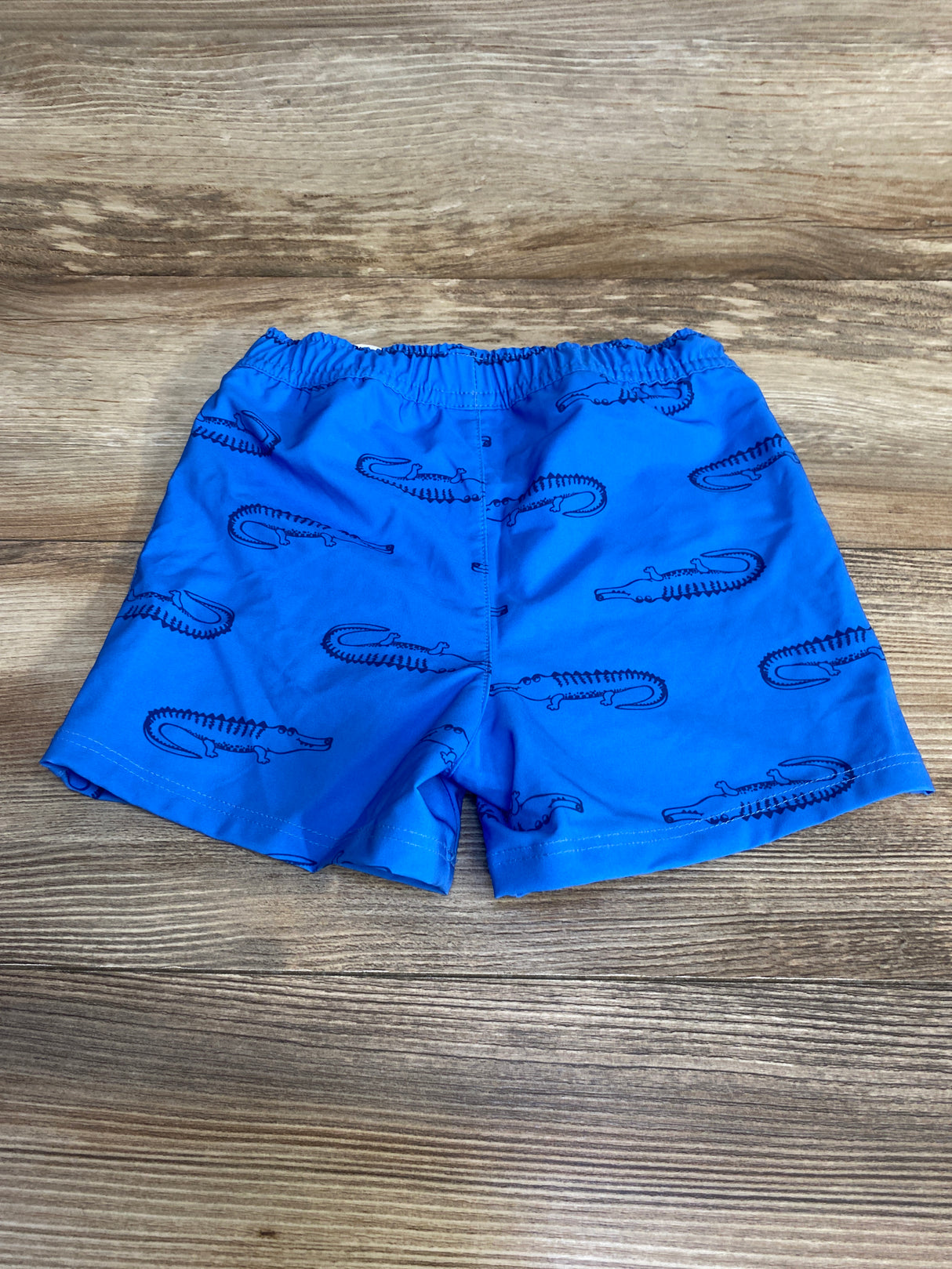 NEW Wonder Nation Alligator Swim Trunks Blue sz 2T