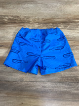 NEW Wonder Nation Alligator Swim Trunks Blue sz 2T