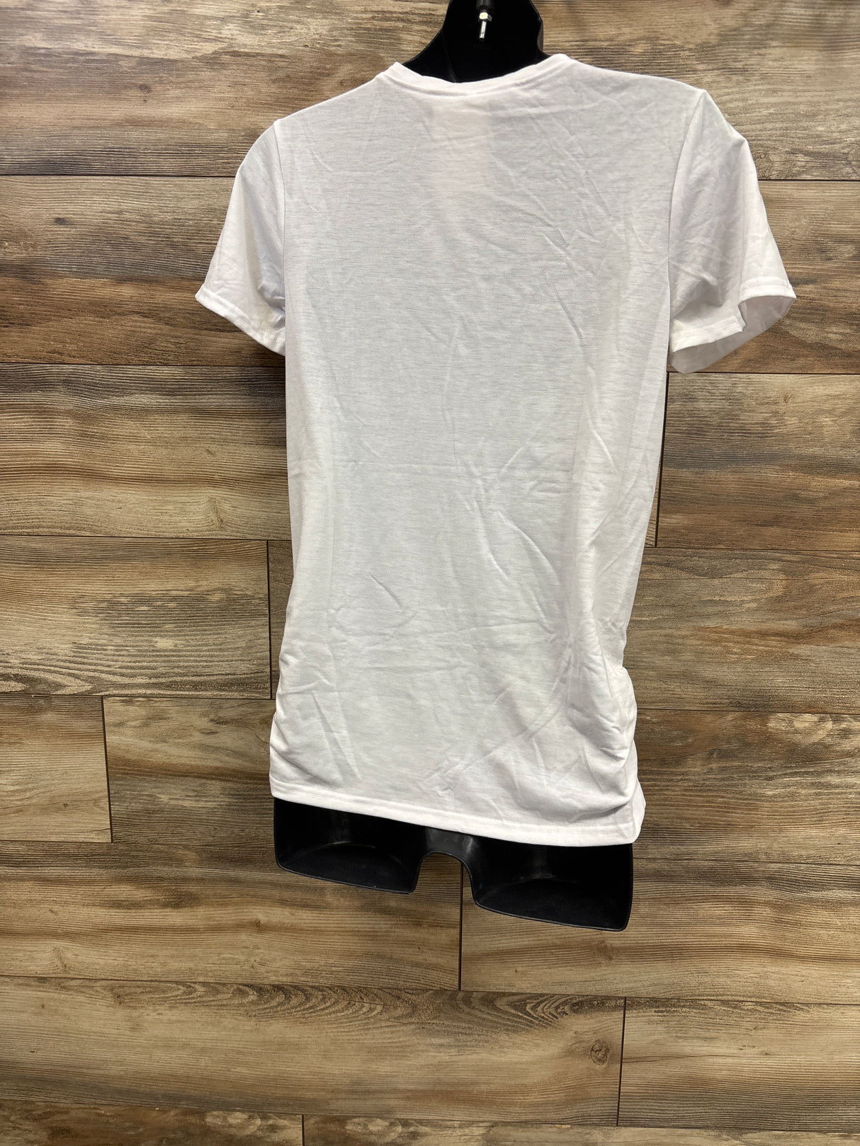 NEW Maternity Baby First Christmas On The Inside Shirt White sz Small