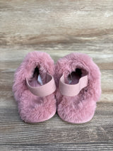 Cat & Jack Faux Fur Slippers Pink sz 9/10c