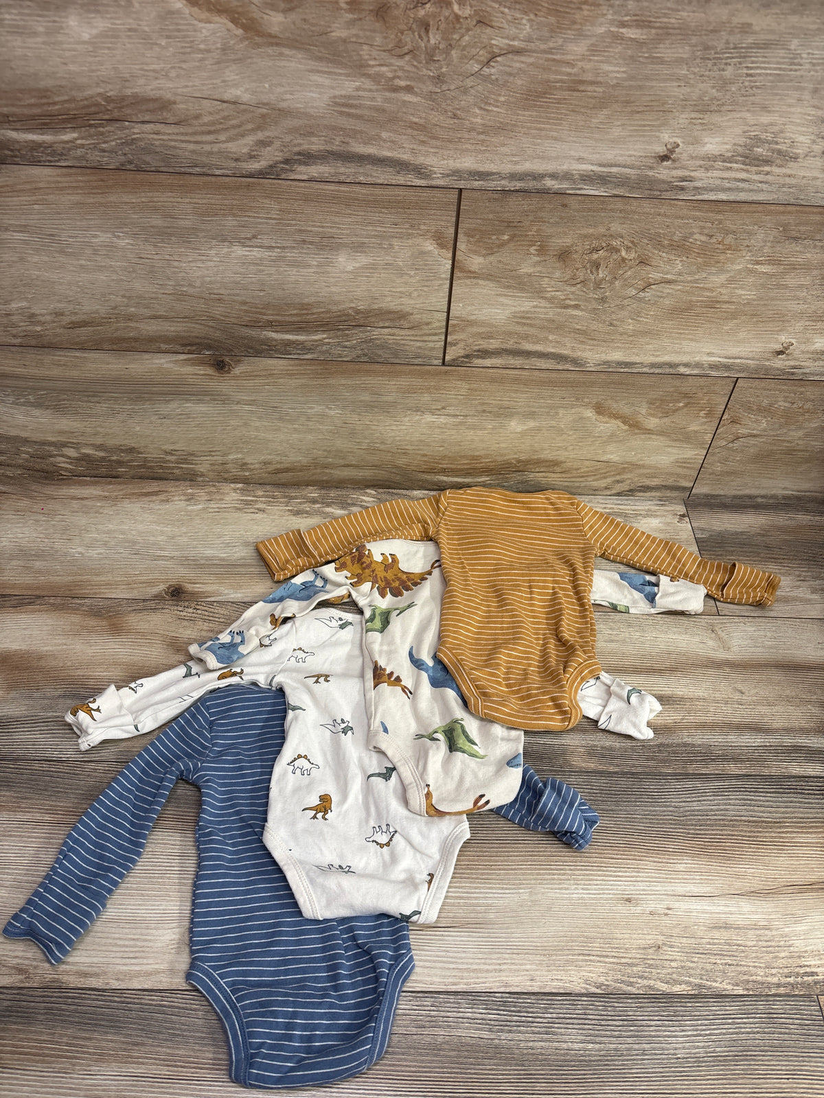 Carter's 4pk Bodysuit Set Beige sz 3m