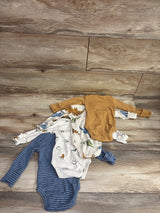 Carter's 4pk Bodysuit Set Beige sz 3m