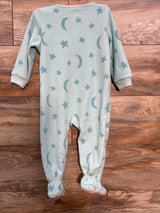 Carter's Cow Blanket Sleeper Teal sz 18m