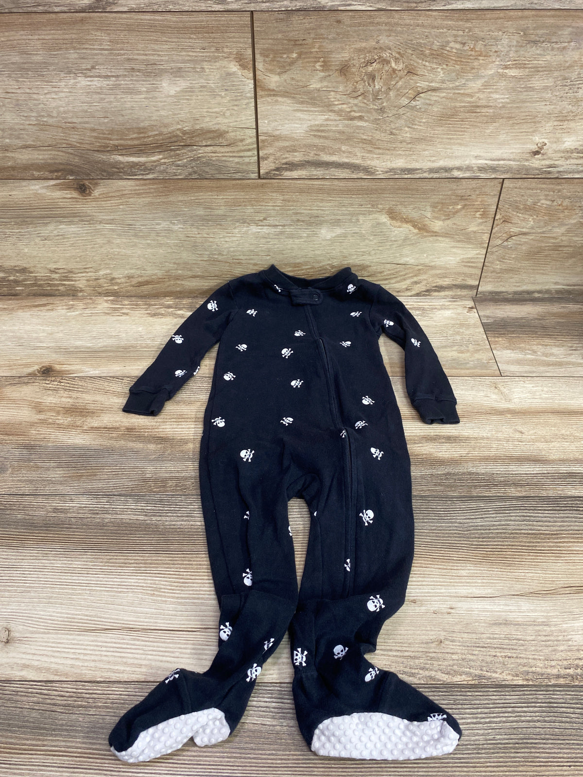Amazon Essentials Skull Sleeper Black sz 18m