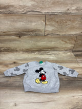 Disney Baby Mickey Mouse Pullover Sweatshirt Grey sz 3-6m