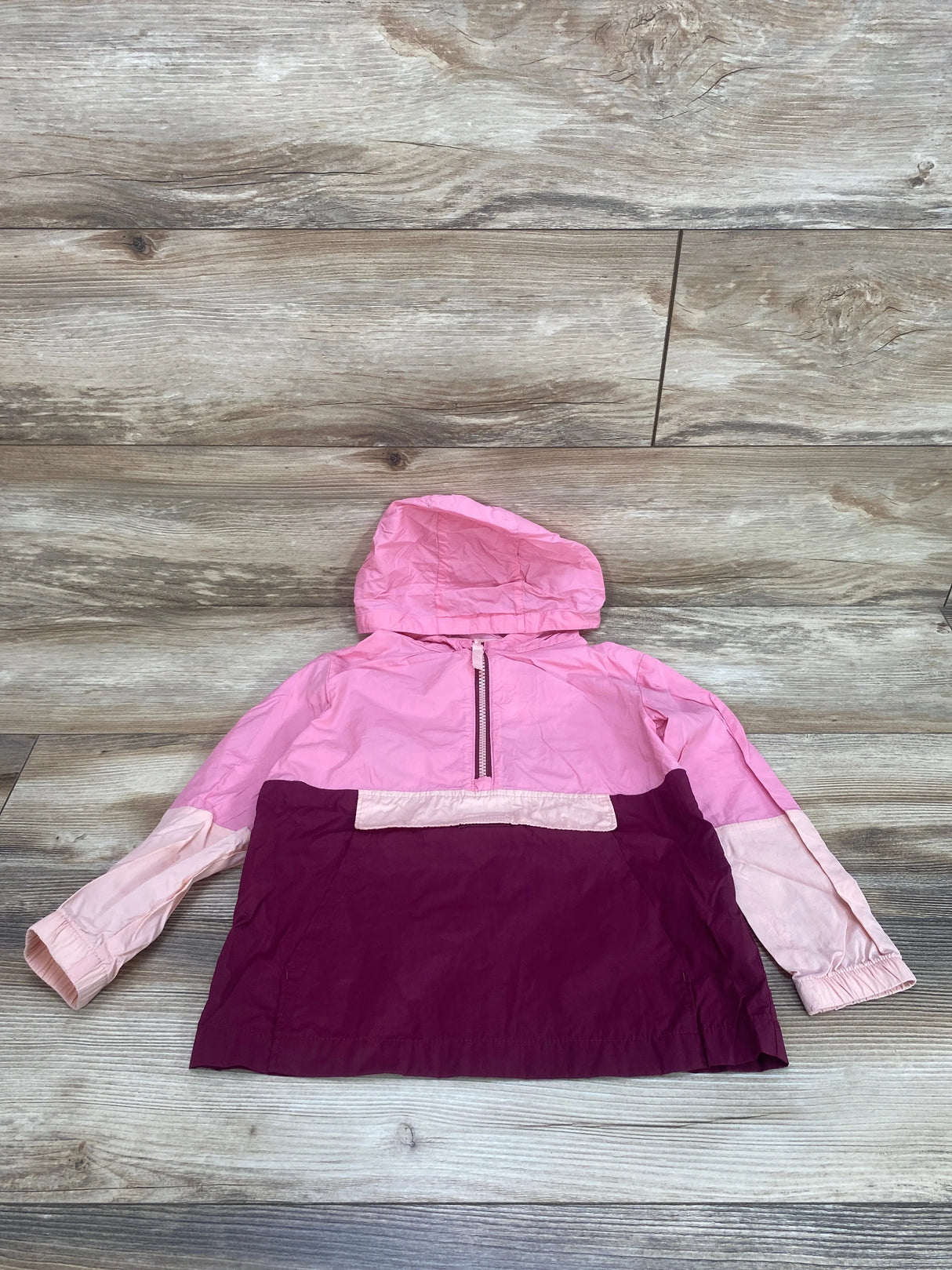 Cat & Jack Hooded Windbreaker Pink sz 5T