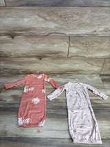 Carter's Sleep Gown 2pk Pink sz NB