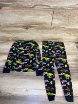 Member's Mark Dinosaur Print 2pc Pajama Set Black sz 5T